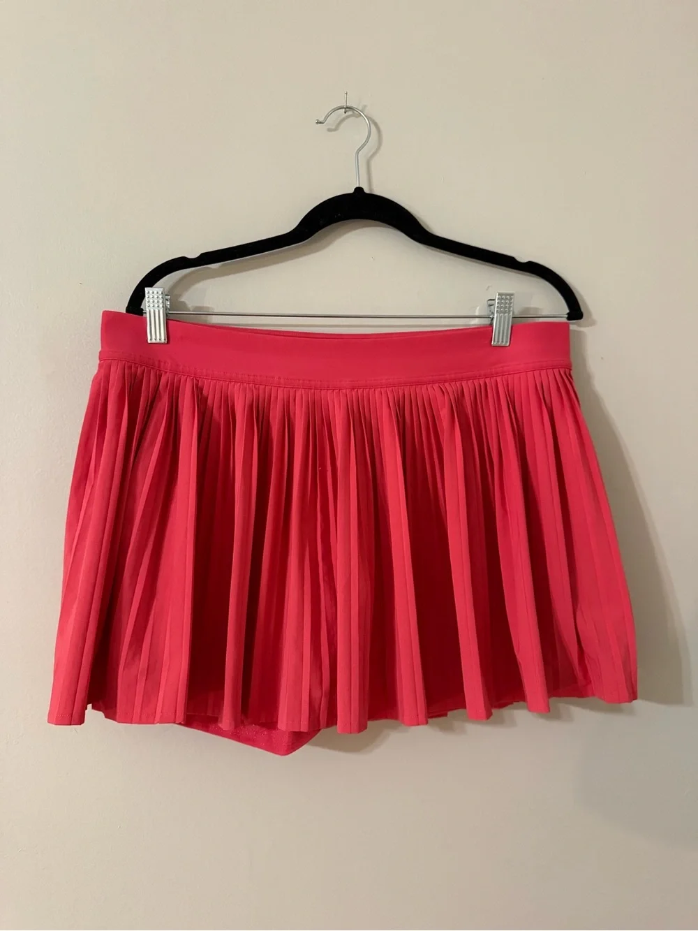 Lululemon Varsity High-Rise Pleated Tennis Skirt Size 12 Pink Coral